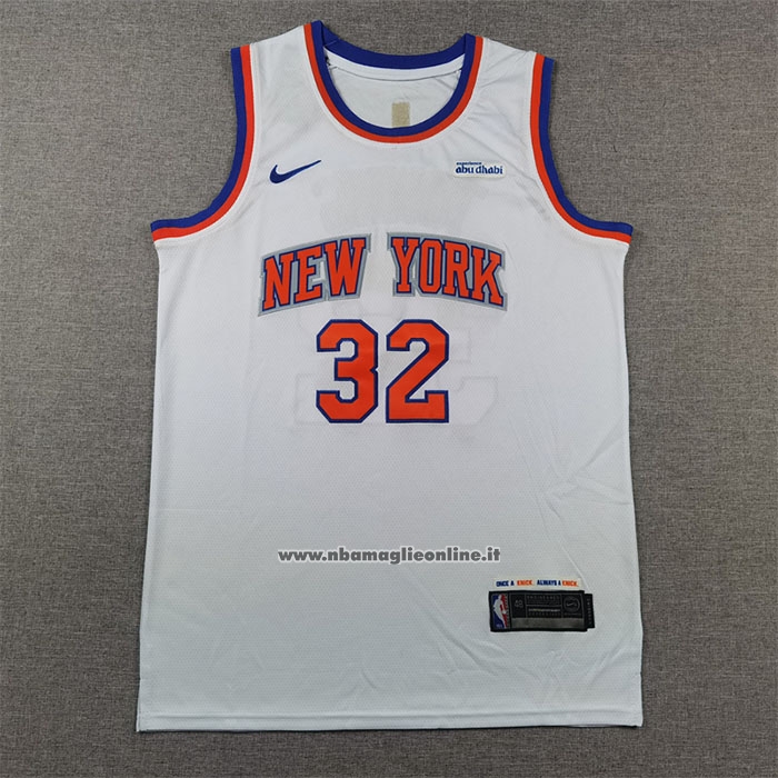 Maglia New York Knicks Karl-Anthony Towns #32 Association 2024-25 Bianco
